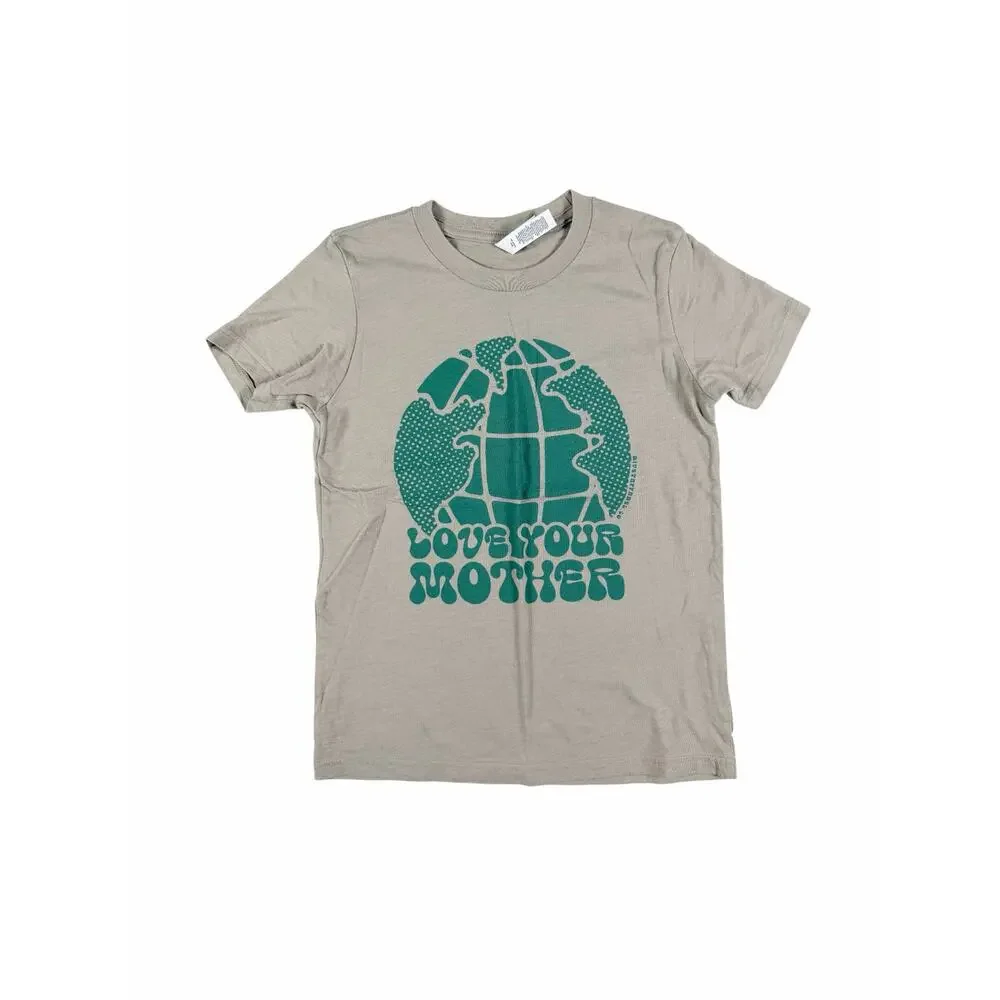 NEW Rivet Apparel Love Your Mother Graphic T-Shirt Size 10-12 Medium